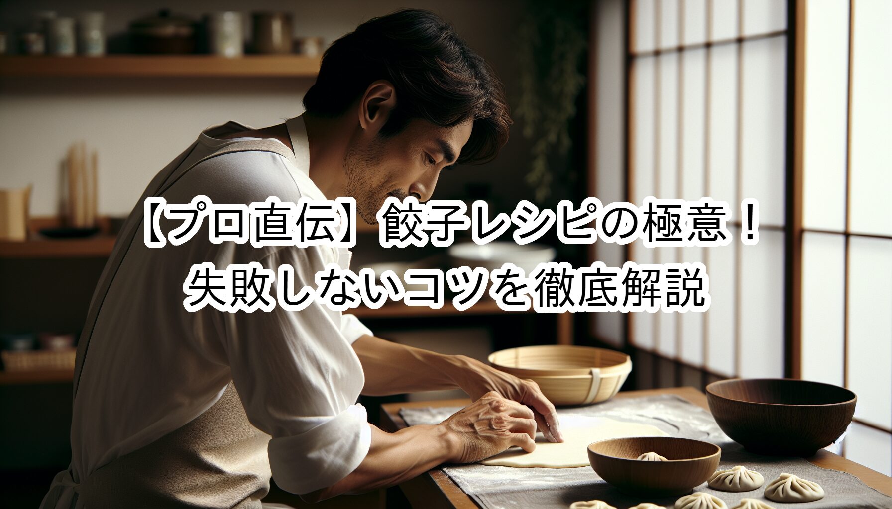 【プロ直伝】餃子レシピの極意！失敗しないコツを徹底解説
